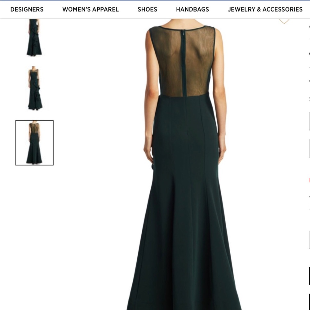 Long Nero gown by Jatin Varma